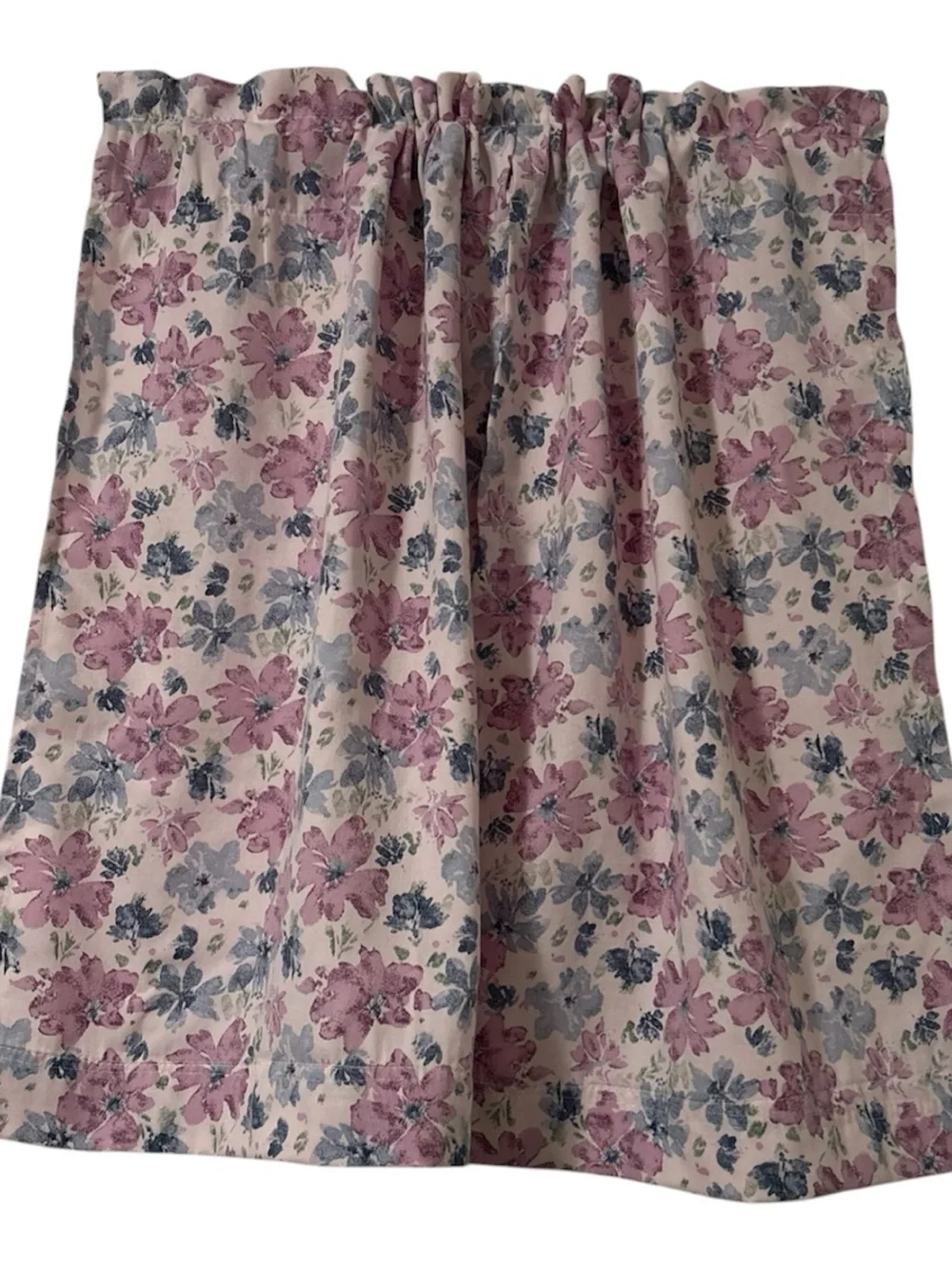 Floral Pink and Blue Curtains - Classic Floral Drapery